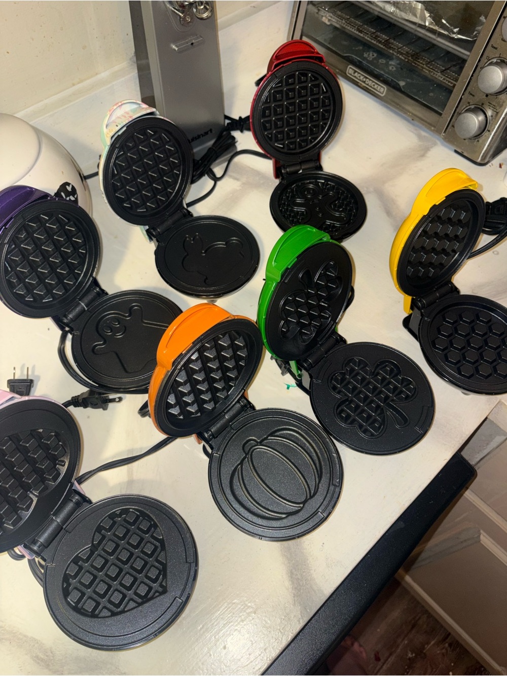 Dash Mini Electric Waffle/Pancake Makers - Assorted Colors - Picture 4 of 4